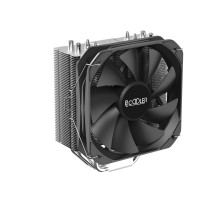 Кулер для процессора/ CPU Cooler PCCooler PALADIN 400 (200W, 4-pin PWM, 157mm, Al/Cu, 4x6mm, 1x130mm, 76.85CFM, 29dBA, 1600RPM, S: 1851/1700/1200/115X, AM5/AM4, silver, black)