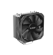 Кулер для процессора/ CPU Cooler PCCooler PALADIN 400 (200W, 4-pin PWM, 157mm, Al/Cu, 4x6mm, 1x130mm, 76.85CFM, 29dBA, 1600RPM, S: 1851/1700/1200/115X, AM5/AM4, silver, black)
