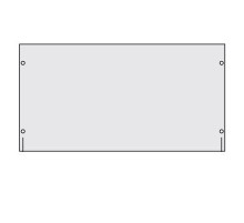 Заглушка сплошная 19" 3U RAL7035