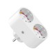 Умная двойная Wi-Fi розетка Gosund Smart plug 2 in 1 (Вскрытая упаковка)