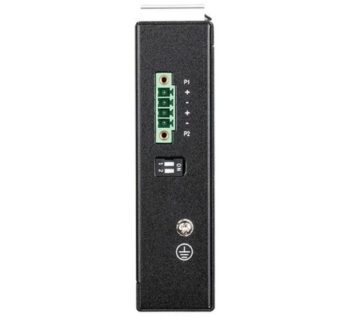 Коммутатор/ DIS-100G-5PSW Unmanaged Industrial Switch 4x1000Base-T PoE, 1x1000Base-X SFP, PoE Budget up to 120W, Surge 2KV, DIN-Rail, metal case IP30, -40 to 75°C, only DC power, w/o power supply
