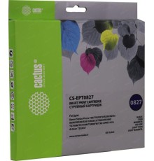 -/ Картридж струйный Cactus CS-EPT0827 черный/голубой/пурпурный/желтый/светло-голубой/светло-пурпурный
