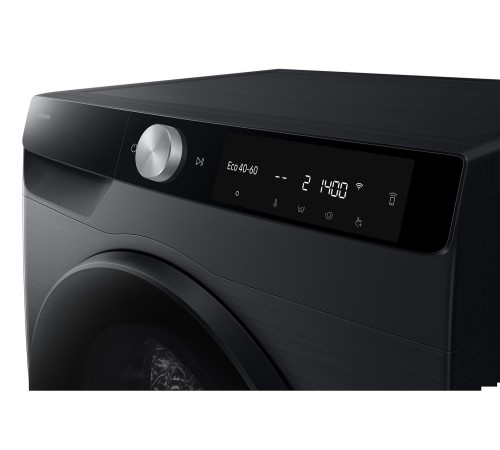 Стирально-сушильная машина Samsung/ Samsung washing and drying machine, 9 kg load, 5 kg for drying, 1400 rpm, steam, Ecobubble, Wi-Fi, detergent dispenser, AI wash, Aqua protect, color black