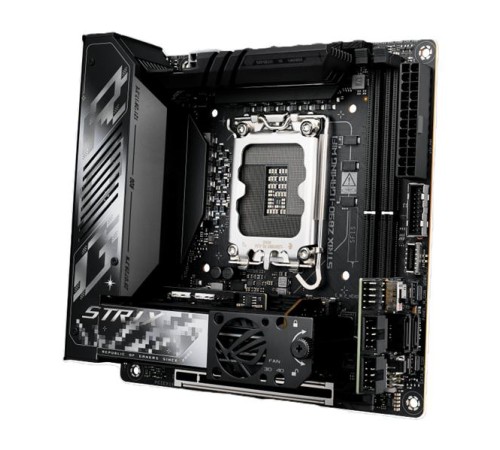 Материнская плата ASUS ROG STRIX Z890-I GAMING WIFI, LGA1851, Z890, 2*DDR5, 2*SATA, 2*M.2, 4*USB 3.2, 2*USB 2.0, Type-C, 1*PCIx16, HDMI, mITX; 90MB1IC0-M0EAY1