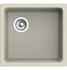 Кухонная мойка RIVELATO RIVELATO Мойка BERKANA 45 1-чаш 485*455, монтаж: универсальный, материал: кварц, цвет: топаз