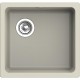 Кухонная мойка RIVELATO RIVELATO Мойка BERKANA 45 1-чаш 485*455, монтаж: универсальный, материал: кварц, цвет: топаз