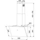 Вытяжка Franke/ Best, Вытяжка наклонная REFLECT 60 BK, 60 см, 750 м3/ч, сенсорное управление, LED освещение, 66 дБ, Угольный фильтр Ф-10 (опция), цвет черный