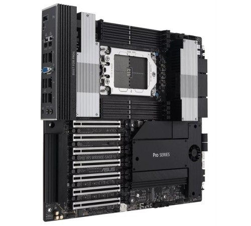 Материнская плата ASUS PRO WS WRX90E-SAGE SE, AMD WRX90, 8*DDR5, 4*SATA, 4*M.2, 2 x SlimSAS, 6*USB 3.2, 1*USB 2.0, 2*Type-C,7*PCIx16, VGA, CEB; 90MB1FW0-M0EAY0