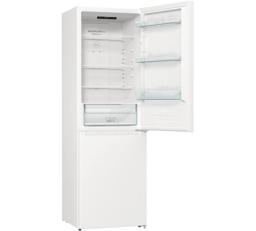 Холодильник Gorenje/ Холодильник Gorenje, отдельностоящий, объем 320 л (210+110 л), No Frost Plus, Multiflow 360, быстрое замораживание, цифровой дисплей, электронное управление, энергоэффективность А++, уровень шума 38 дБ, цвет белый