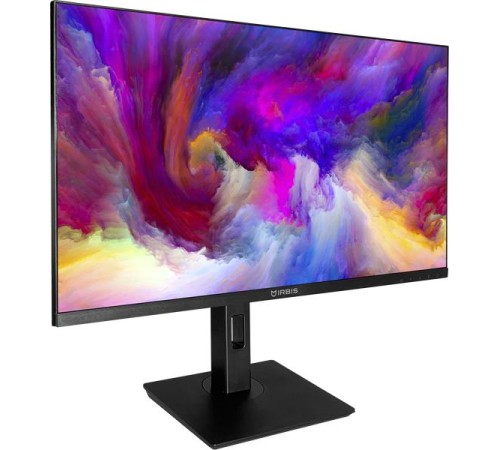 Монитор IRBIS SmartView 27'' LED Monitor 2560x1440, 16:9, IPS, 250 cd/m2, 1000:1, 3ms, 178°/178°, HDMI, DP, USB, Audio output, 75Hz, Height, Tilt, Swiv, Pivot, Speak, внеш (потёртости, группа битых пикселей)