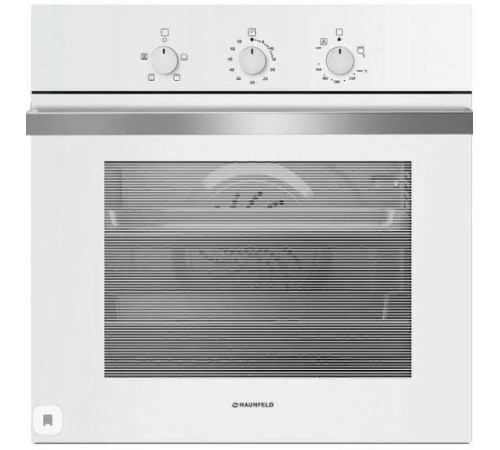 Шкаф духовой газовый MAUNFELD/ Шкаф духовой газовый MAUNFELD MGOG.673W, полезный объем 67 л, 4 режима работы, механическое управление, гидролизная очистка, максимальная температура 250 С, таймер, конвекция, электроподжиг, газ-контроль, телескопические нап