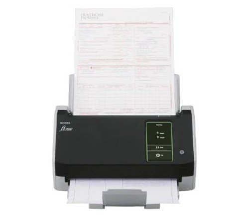 Сканер Ricoh scanner fi-8040 (Сканер уровня рабочей группы, 40 стр/мин, 80 изобр/мин, А4, двустороннее устройство АПД, USB 3.2, RJ-45, 4,3-дюймовый дисплей с сенсорным управлением) аналог Fujitsu fi-8040