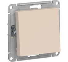 ATLASDESIGN 1-клавишный ПЕРЕКЛЮЧАТЕЛЬ, сх.6, 10АХ, механизм, БЕЖЕВЫЙ
