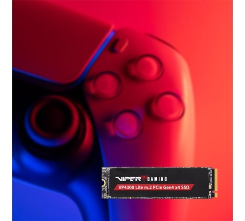 Твердотельный накопитель Patriot Viper VP4300 Lite 500GB M.2 2280 NVMe PCIe 4.0 x4 R7000/W4000 TBW 400TB 3D NAND Твердотельный накопитель Patriot Viper VP4300 Lite 500GB M.2 2280 NVMe PCIe 4.0 x4 R7000/W4000 TBW 400TB 3D NAND