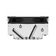 Кулер для процессора/ CPU Cooler PCCooler S815I Low profile (125W, 4pin PWM, 37mm, Al/Cu, 4x6mm, 1x75mm, 51.42 CFM, 39dBA, 2000~4000 RPM, S: LGA115X/20XX/1200/1700/1851 AMD3/AMD4, silver)