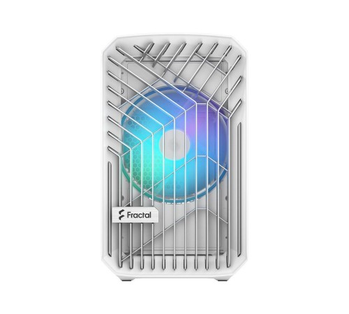 Корпус ПК без блока питания/ Case Fractal Design Torrent Nano RGB TG Clear Tint, Mini-Tower, 1x180mm RGB, 2xUSB-A 3.2 + 1xUSB 3.2 Type-C mITX, mDTX White