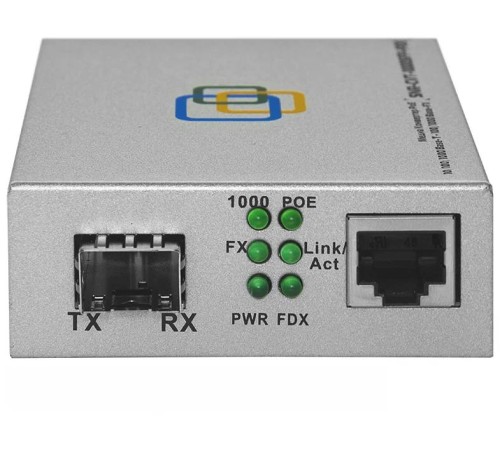 Медиаконвертер/ Медиаконвертер  10/100/1000-Base-T / 1000Base-FX с SFP-портом