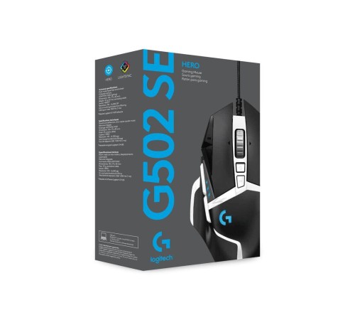 Мышь игровая Logitech G502 SE HERO (BLACK AND WHITE SE) (M/N: M-U0047) (Мятая упаковка) Мышь игровая Logitech G502 SE HERO (BLACK AND WHITE SE) (M/N: M-U0047) (Мятая упаковка)
