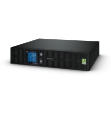 ИБП CyberPower PR1000ELCDRT2UA, Rackmount, Line-Interactive, 1000VA/900W, 8 IEC-320 С13 розеток, USB&Serial, RJ11/RJ45, SNMPslot, LCD дисплей, Black, 0.6х0.5х0.3м., 30.2кг./ UPS Line-Interactive CyberPower PR1000ELCDRT2UA 1000VA/900W USB/RS-232/Dry/EPO/SN