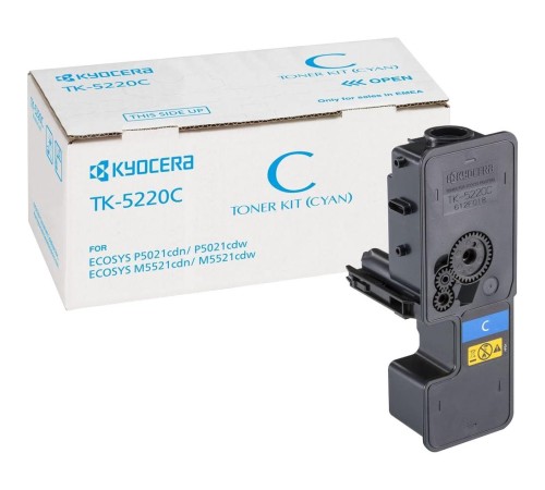 тонер-картридж Kyocera TK-5220C (1.2K)/ Toner Cartridge Kyocera TK-5220C (1.2K) тонер-картридж Kyocera TK-5220C (1.2K)/ Toner Cartridge Kyocera TK-5220C (1.2K)