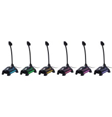 Defender Игровой стрим микрофон Ring GMC 150 USB, LED, провод 1.5 м