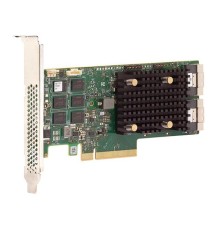 Контроллер Broadcom Controller 9560-16I SGL (05-50077-00) (PCIe 4.0 x8 LP) Tri-Mode SAS/SATA/NVMe 12G, RAID 0,1,5,6,10,50,60, 16port(2*int SFF8654), 8GB Cache, 3916ROC, RTL, 1 year