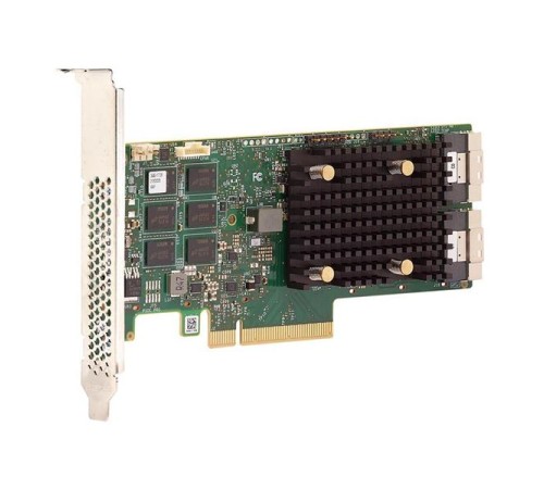 Контроллер Broadcom Controller 9560-16I SGL (05-50077-00) (PCIe 4.0 x8 LP) Tri-Mode SAS/SATA/NVMe 12G, RAID 0,1,5,6,10,50,60, 16port(2*int SFF8654), 8GB Cache, 3916ROC, RTL, 1 year