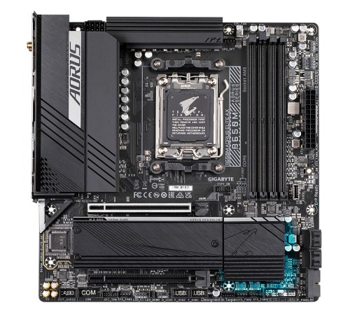 Материнская плата/ MB GIGABYTE AMD B650 sAM5, 4xDDR5(192GB), HDMI 2.1/DP, 2xPCIe 4.0x16, 1xLAN (2.5GbE), Wi-Fi, BT, 4xSATA 6Gb/s, 2xM.2, 1xUSB-C, 7xUSB 3.2, 4xUSB 2.0, mATX Материнская плата/ MB GIGABYTE AMD B650 sAM5, 4xDDR5(192GB), HDMI 2.1/DP, 2xPCIe 4.0x16, 1xLAN (2.5GbE), Wi-Fi, BT, 4xSATA 6Gb/s, 2xM.2, 1xUSB-C, 7xUSB 3.2, 4xUSB 2.0, mATX