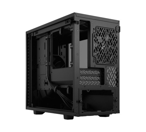 Корпус ПК без блока питания/ Case Fractal Design Define 7 Nano TG Light Tint, Mini-Tower, 1x120mm + 1x140mm, 2xUSB-A 2.0 + 2xUSB-A 3.2 + 1xUSB 3.2 Type-C mITX, mDTX Black