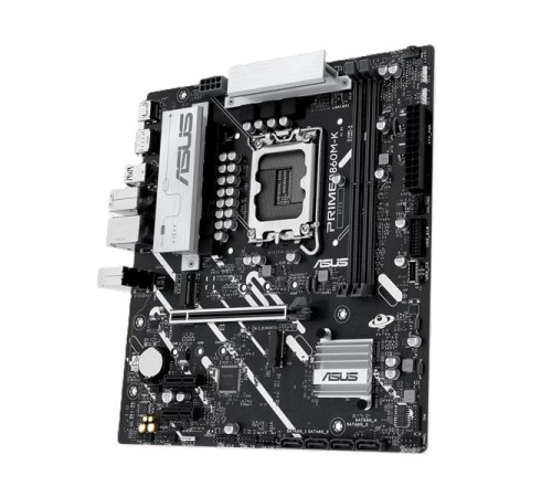 Материнская плата ASUS PRIME B860M-K, LGA1851, B860, 2*DDR5, 4*SATA, 2*M.2, 3*USB 3.2, 3*USB 2.0, 1*PCIx16, 2*PCIx1, DP+HDMI, mATX; 90MB1JT0-M0EAY0