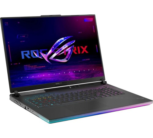 Ноутбук/ ASUS ROG Strix SCAR 18 G834JZR-N6072 18"(2560x1600 WVA (матовый, 240Hz, 3ms) )/Intel Core i9 14900HX(2.39Ghz)/32768Mb/1024PCISSDGb/noDVD/Ext:nVidia GeForce RTX4080(12288Mb)/Cam/BT/WiFi/90WHr/war 1y/3.1kg/Off Black/DOS Ноутбук/ ASUS ROG Strix SCAR 18 G834JZR-N6072 18"(2560x1600 WVA (матовый, 240Hz, 3ms) )/Intel Core i9 14900HX(2.39Ghz)/32768Mb/1024PCISSDGb/noDVD/Ext:nVidia GeForce RTX4080(12288Mb)/Cam/BT/WiFi/90WHr/war 1y/3.1kg/Off Black/DOS