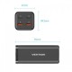Сетевое зарядное устройство Vention на 4 порта GaN 100W USB (C+C+A+A) Чёрный, шт.
