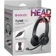 Компьютерная гарнитура Defender 63151 Tune 150 черный, провод 1.8 м