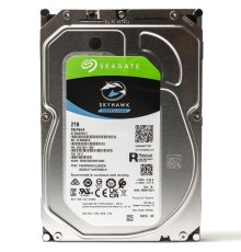 Жесткий диск/ HDD Seagate SATA 2Tb SkyHawk Surveillance HDD 5400 256Mb 1 year warranty  (replacement ST2000VX015, ST2000VX008)