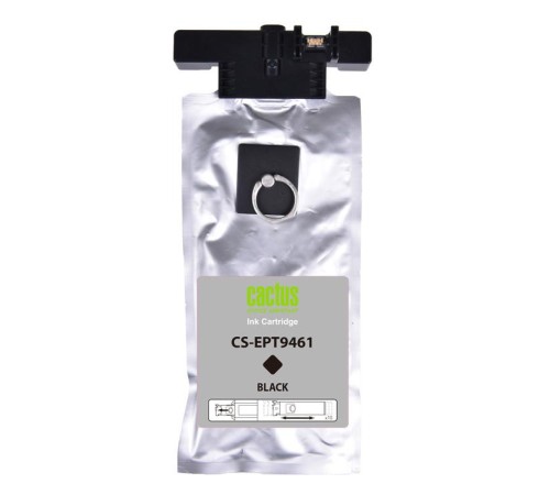 -/ Картридж струйный Cactus CS-EPT9461 T9461 черный (180мл) для Epson WF-C5290DW/WF-C5790DW