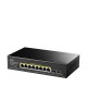 Коммутатор/ 8-10/100/1000 BASE-T Gigabit ports, 2-1000 BASE-X SFP Slot, 8-port IEEE 802.3at PoE+ Injector, Supports PoE power up to 30W for each PoE port, Extend Mode (Port#7 and #8 support transmit distance up to 250m at 10 Mbps ), Port Lightning  Protec