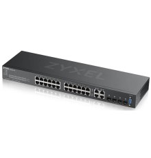 Коммутатор L2 коммутатор Zyxel NebulaFlex Pro GS2220-28, rack 19", 24xGE, 4xCombo (SFP/RJ-45), бесшумный