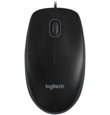 Мышь/ Logitech Optical Mouse B100  Black USB