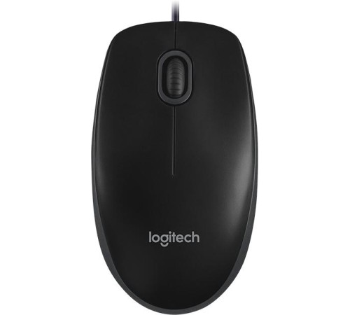 Мышь/ Logitech Optical Mouse B100  Black USB