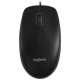 Мышь/ Logitech Optical Mouse B100  Black USB