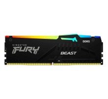 Память оперативная/ Kingston 16GB 5200MT/s DDR5 CL36 DIMM FURY Beast RGB EXPO