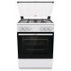 Газовая плита Gorenje/ Газовая плита Gorenje, автоматический электроподжиг варочной поверхности и духовки, чугунные решетки, цвет белый