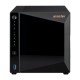 Сетевое хранилище ASUSTOR AS3304T V2 4-Bay NAS/MPl/ARM64 64-bit 1.7GHz/2GBDDR4/noHDD,LFF(HDD,SSD),/1x2.5GbE(LAN)/3xUSB3.2