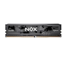 Оперативная память Apacer  DDR5  16GB  6200MHz DIMM NOX Black Gaming Memory CL40 1.35V (Retail) 2048*8  Heat Sink (Retail) 3 years (AH5U16G62C532MBAA-1)