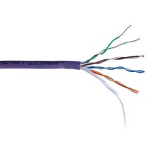 кабель Кабель LANMASTER U/UTP, 4 пары, Кат. 5E, 350 МГц, LSZH, нг(А)-HF, фиолетовый, 305 м
