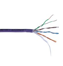 кабель Кабель LANMASTER U/UTP, 4 пары, Кат. 5E, 350 МГц, LSZH, нг(А)-HF, фиолетовый, 305 м