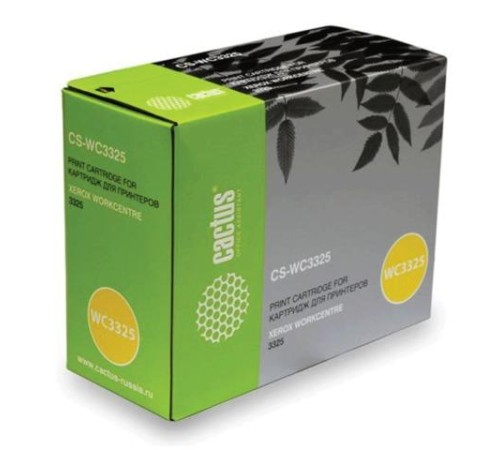 -/ Картридж лазерный Cactus CS-WC3325 106R02312 черный (11000стр.) для Xerox WorkCentre 3325