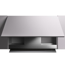 Встраиваемая вытяжка FALMEC VIRGOLA TOUCH 90, серия Design, 86 см, сенсорное управление, светодиодное освещение Dynamic Led Light, 4 скорости, отвод/циркуляция, интенсивный режим, режим 24 часа, таймер, максимальная производительность 800 м3/ч, угольный ф