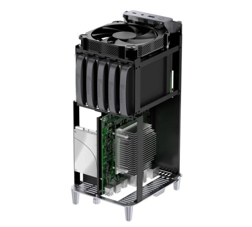 Корпус без блока питания/ Case JONSBO N1, Desktop SFF, 1x140mm, 1xUSB-A 3.0 + 1xUSB-C 3.2, SFX PSU Support, mITX Gray Корпус без блока питания/ Case JONSBO N1, Desktop SFF, 1x140mm, 1xUSB-A 3.0 + 1xUSB-C 3.2, SFX PSU Support, mITX Gray