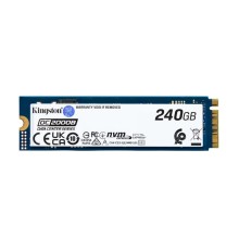 Твердотельный накопитель Kingston Enterprise SSD 240GB DC2000B M.2 2280 NVMe Gen4x4 R4500/W400MB/s  3D TLC MTBF 2М 260 000/18 000 IOPS 175,2TBW (Data Center) 3 years